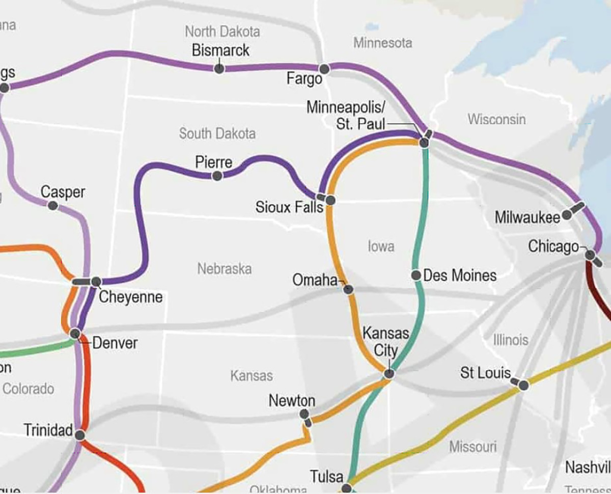 Key To Quote From RPA President Jim Mathews Amtrak Expansion Map 2024 04 